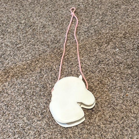 Sparkly Unicorn Kids Crossbody Bag - Pink and White - Picture 2 of 7